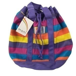 NWT Moni Canvas Multi Color Backpack